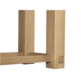 Modern or European furniture - Natural Oak 3-Drawer Console Table - www.oroa.com
