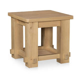 Natural Oak Side Table | Novi Living Morey
