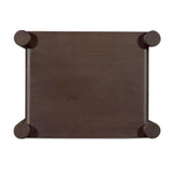 Modern European furniture - Brown Acacia Wood Nightstand - www.oroa.com