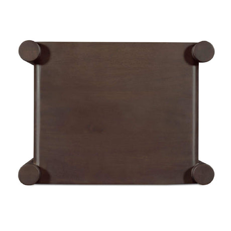 Modern European furniture - Brown Acacia Wood Nightstand - www.oroa.com