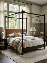 Solid Acacia Canopy Bed | Novi Living Devin