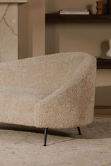Modern European furniture - Brown Shearling Chaise Lounge - www.oroa.com