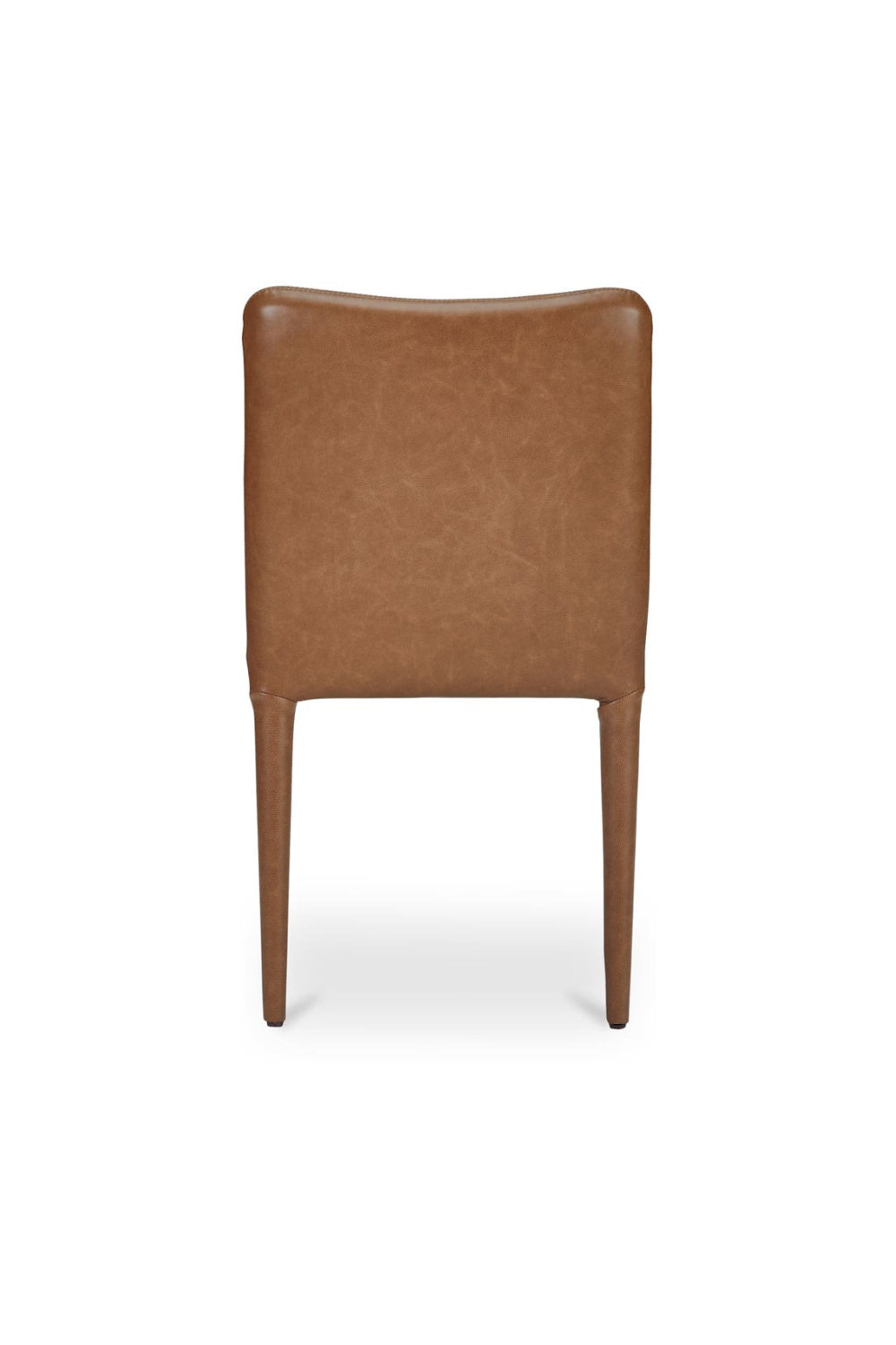 Modern European furniture - Brown Leather Dining Chair Set (2) - www.oroa.com