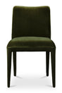 Modern European furniture - Green Velvet Dining Chairs (2) - www.oroa.com