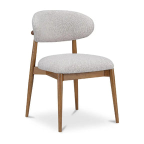 Modern European furniture - White Padded Dining Chair - www.oroa.com