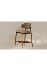 Modern European furniture - Rubberwood Framed Counter Stool - www.oroa.com