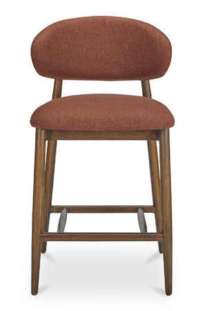 Rubberwood Framed Counter Stool | Novi Living Ellie | Oroa.com