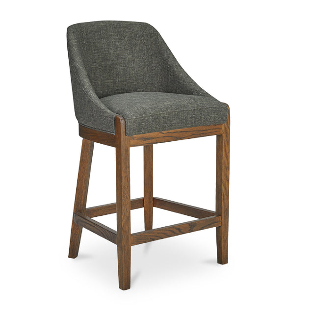 Modern European furniture - Green Curved Counter Stool - www.oroa.com