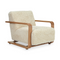 Modern European furniture - Oak Framed Lounge Chair - www.oroa.com