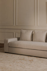 Modern European furniture - Gray Modern Minimalist Sofa - www.oroa.com