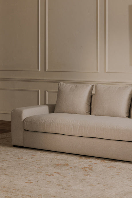 Modern European furniture - Gray Modern Minimalist Sofa - www.oroa.com