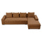 Modern European furniture - Track-Armed Right Sectional Sofa - www.oroa.com
