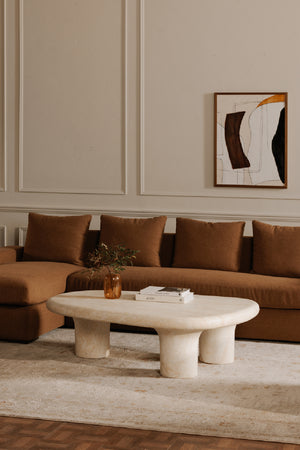 Modern European furniture - Track-Armed Right Sectional Sofa - www.oroa.com