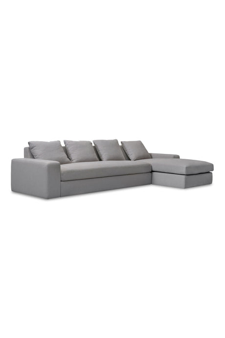 Modern European furniture - Track-Armed Right Sectional Sofa - www.oroa.com