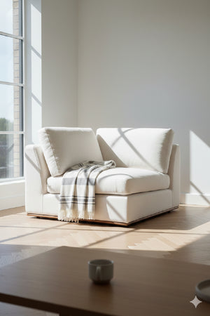 Modern European furniture - Minimalist Corner Chair - www.oroa.com