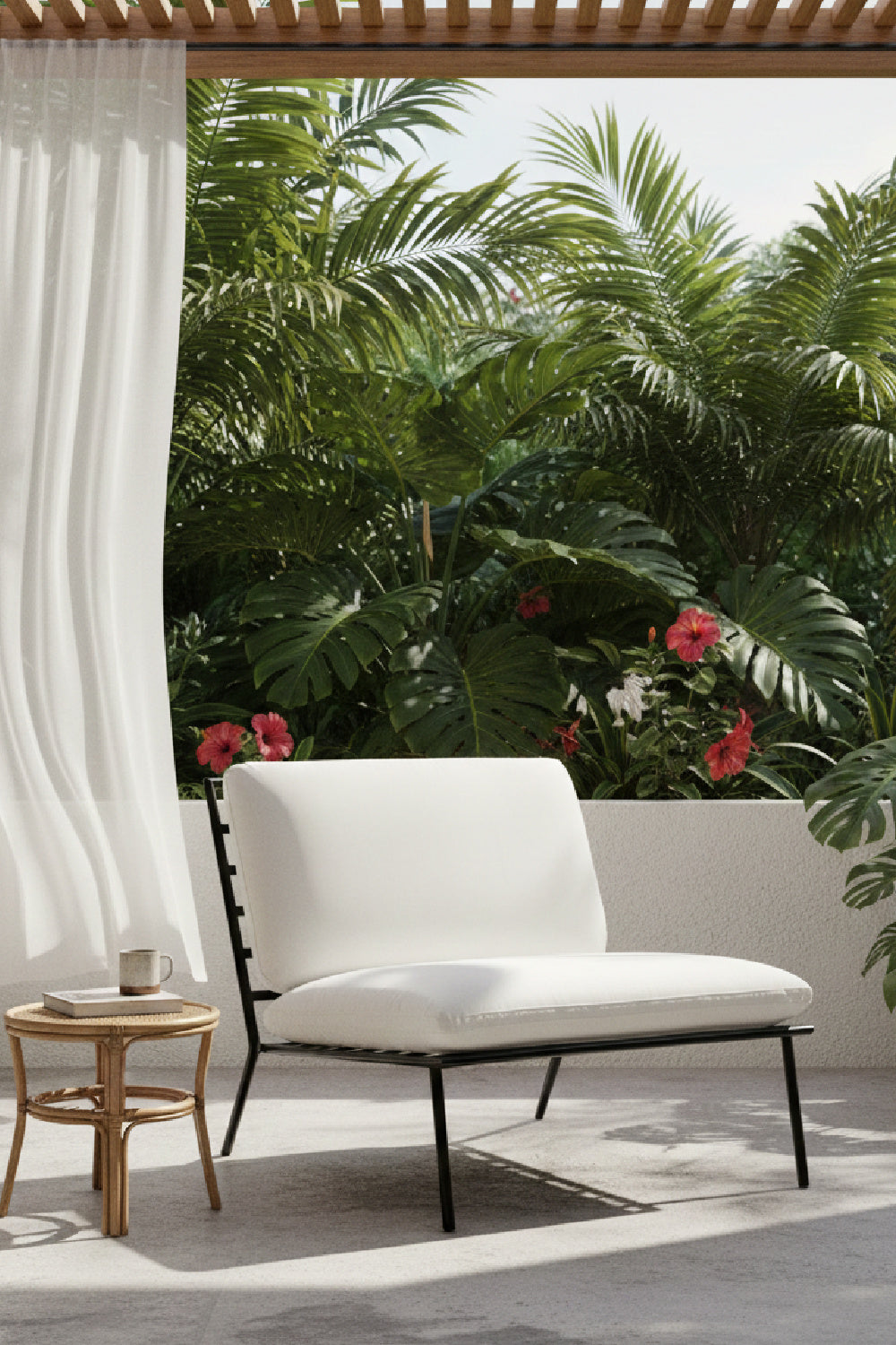 Olefin Indoor/Outdoor Accent Chair | Novi Living Salma