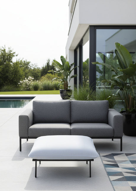Pillowy Outdoor Ottoman | Novi Living Morgan | Oroa.com