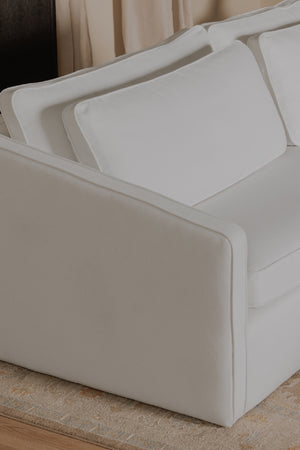 Upholstered Layered Back Sofa | Novi Living Phoebe | Oroa.com