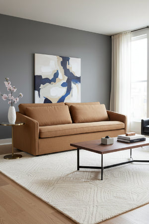 Upholstered Layered Back Sofa | Novi Living Phoebe | Oroa.com