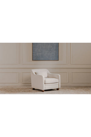 Cushioned Fabric Accent Chair | Novi Living Amira | Oroa.com