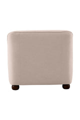 Modern European furniture - Cushioned Fabric Accent Chair - www.oroa.com