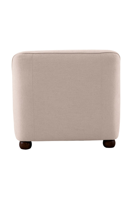 Modern European furniture - Cushioned Fabric Accent Chair - www.oroa.com