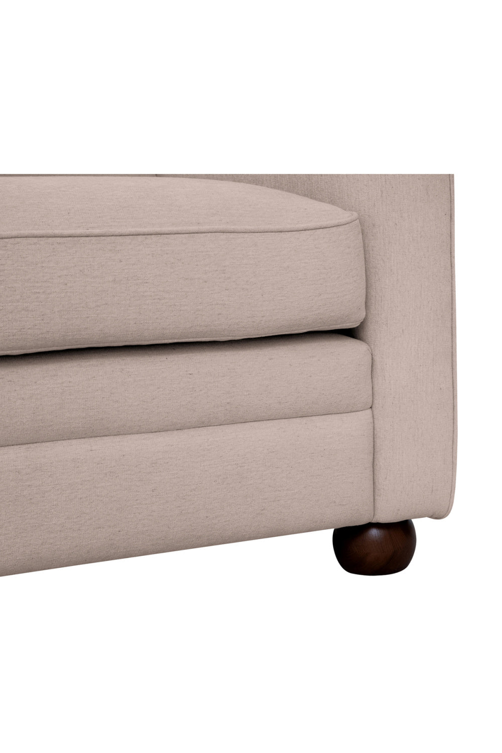Cushioned Fabric Accent Chair | Novi Living Amira | Oroa.com