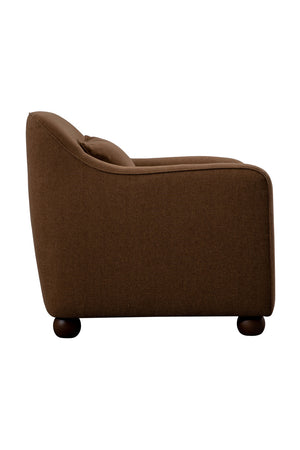 Cushioned Fabric Accent Chair | Novi Living Amira | Oroa.com