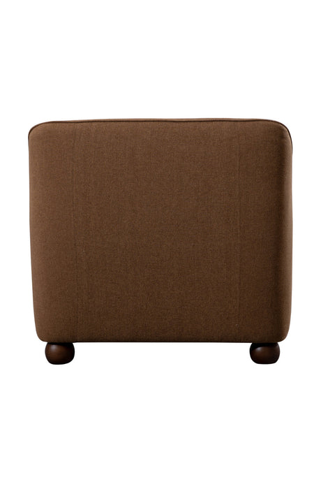 Modern European furniture - Cushioned Fabric Accent Chair - www.oroa.com
