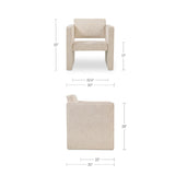 Modern Piped Accent Chair | Novi Living Harris