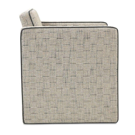 Beige Weave Piped Accent Chair | Novi Living Harris