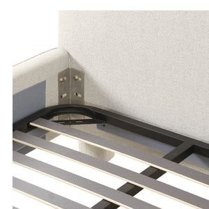 Gray Minimalsit Bed | Novi Living Ichigo