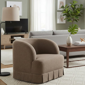 Pleated Swivel Chair | Novi Living Maren