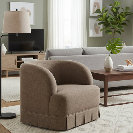 Modern European furniture - Pleated Swivel Chair - www.oroa.com