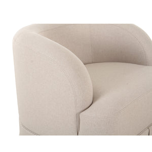 Pleated Swivel Chair | Novi Living Maren