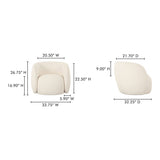 Modern European furniture - Curved Back Outdoor Accent Chair - www.oroa.com