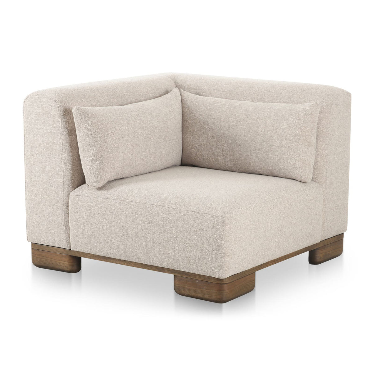Modern European furniture - Beige Corner Chair - www.oroa.com