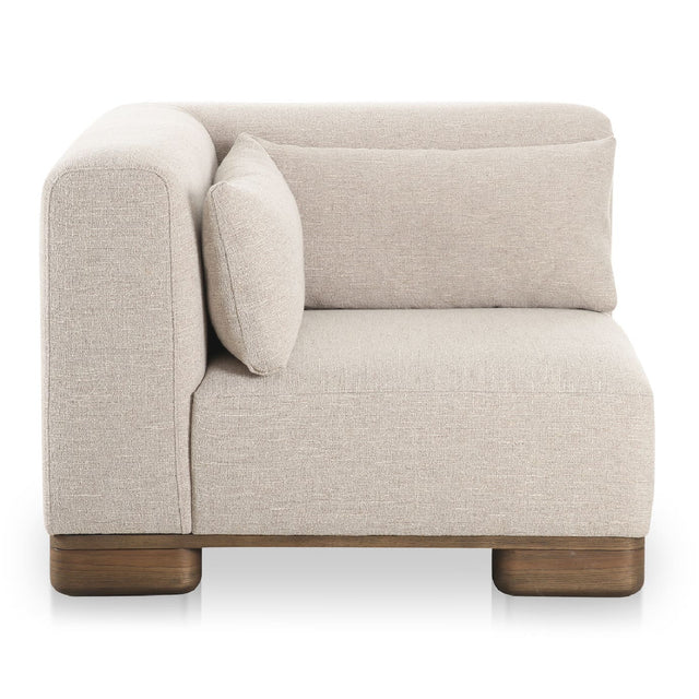 Modern European furniture - Beige Corner Chair - www.oroa.com