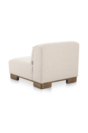 Modern European furniture - Cream Fabric Slipper Chair - www.oroa.com