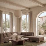 Fabric Upholstered Ottoman | Novi Living June -  www.oroa.com