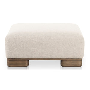 Modern European furniture - Beige Fabric Ottoman - www.oroa.com