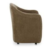 Barrel-Inspired Rolling Dining Chair | Novi Living Drava