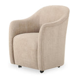 Modern European furniture - Barrel-Inspired Rolling Dining Chair - www.oroa.com