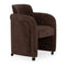 Modern European furniture - Curved Frame Rolling Dining Chair - www.oroa.com