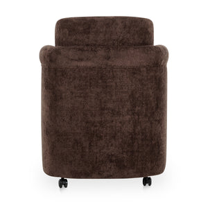 Modern European furniture - Curved Frame Rolling Dining Chair - www.oroa.com