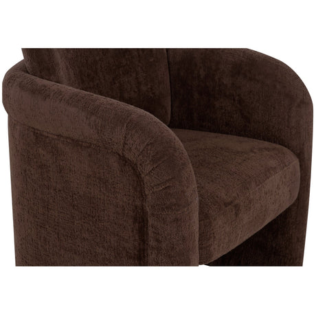 Modern European furniture - Curved Frame Rolling Dining Chair - www.oroa.com