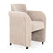 Modern European furniture - Curved Frame Rolling Dining Chair - www.oroa.com