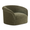 Modern European furniture - Velvet Rolled-Arm Lounge Chair - www.oroa.com