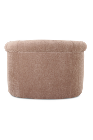 Velvet Rolled-Arm Lounge Chair | Novi Living Thora | Oroa.com