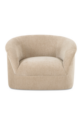 Modern European furniture - Velvet Rolled-Arm Lounge Chair - www.oroa.com